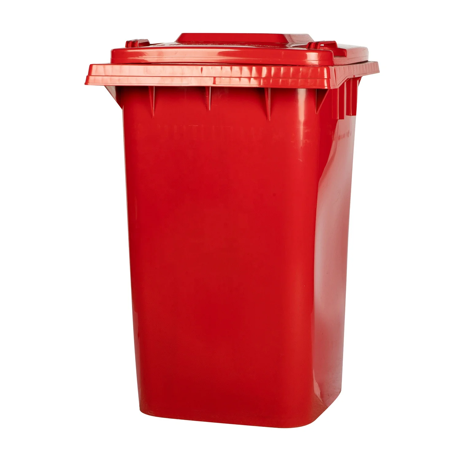 HDPE Public Plastic Garbage Bin Outdoor Street 360L Green EN 840 Rolling Dustbin 96 Gallon Trash Can with Cover