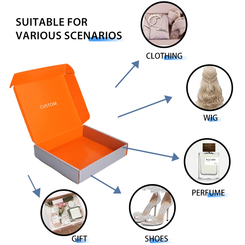 Eco-Friendly Egendesignet Pappemballasje med Sølvtrykk av LOGO, Egendesignert Gaveemballasje til Valentinsdagen