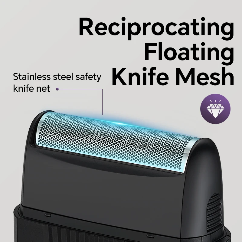 High-Power Reciprocating Single Head Men's Electric Shaver Rechargeable with TYPE-C Charging Port for Household RV Hotel Use manufacture