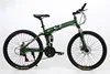 21-speed green spoked wheel