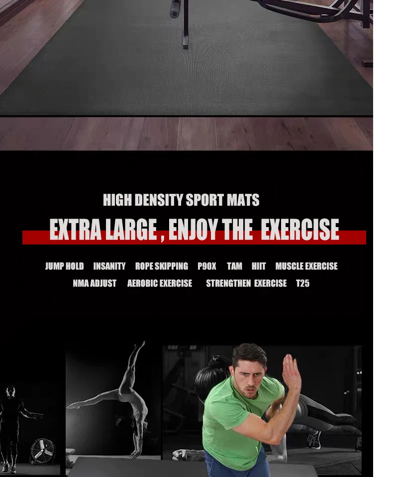 Reach Certified 16p Free High Density Thick Home Gym Matt Exercise Mat