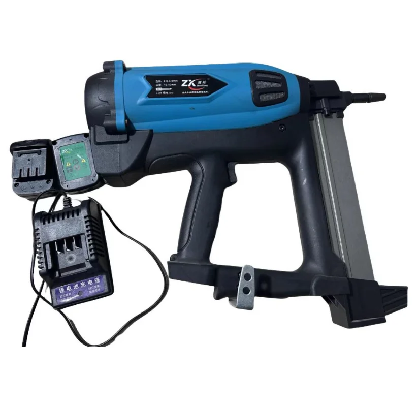 Быстрый и эффективный Электрический Аккумуляторный газовый гвоздевой стальной пневматический каркасный пистолет