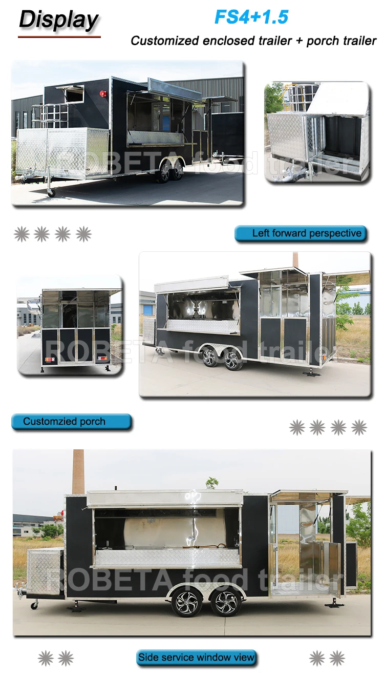 Juice Bar Food Trailer Japanese Style Used Food Truck Vehicles Kitchen