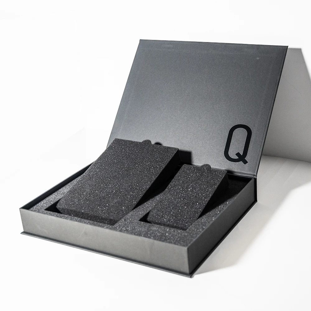 product premium uv printing rigid book shaped foam insert flip custom book shape phone electronic tools magnetic packaging box-4