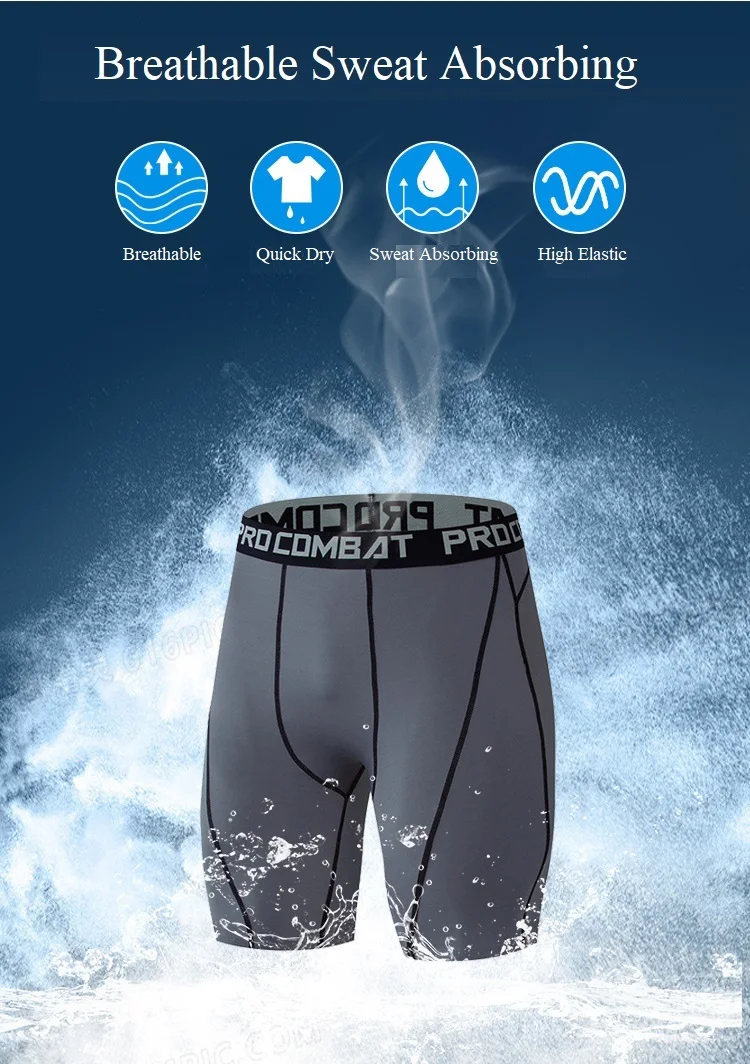 Men's Compression Sportswear Leggings Running Training Pants Yoga Gym