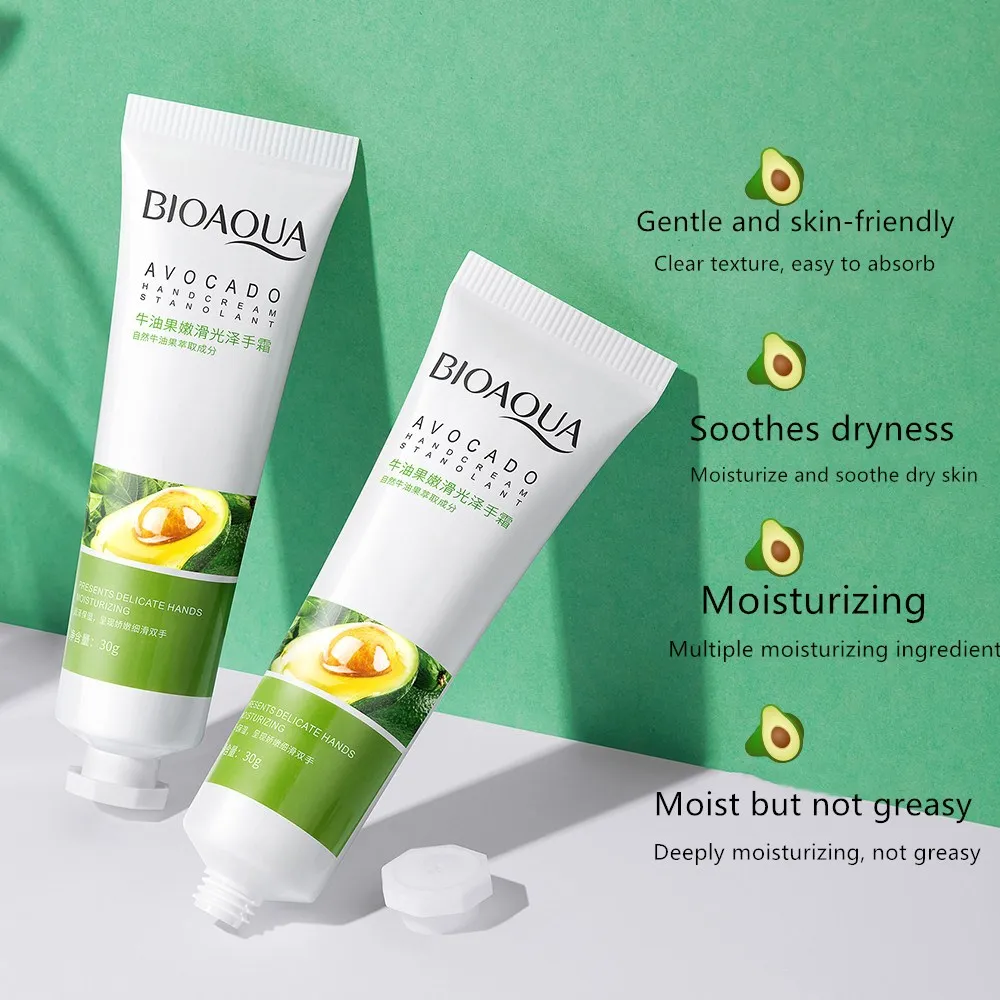 Крем для рук авокадо увлажняющий. BIOAQUA Avocado hand Cream stanolant. Крем для рук c авокадо BIOAQUA Avocado handcream stanolant, 30гр. BIOAQUA крем для рук авокадо. Китайский крем для рук с авокадо.