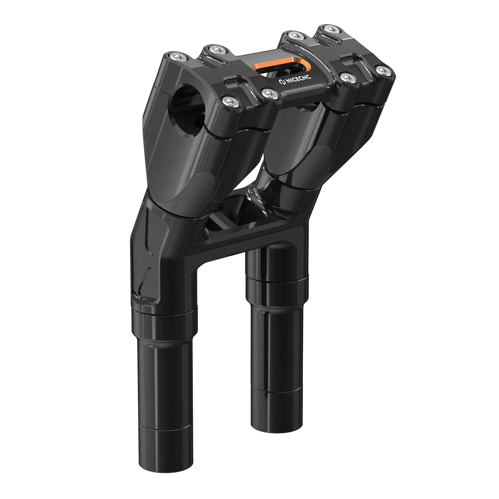 Nicecnc Handlebar Pull Back Clamp Pullback Risers For Harley Iron 1200