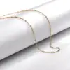 Cadena cruzada con cuentas de 2.2mm