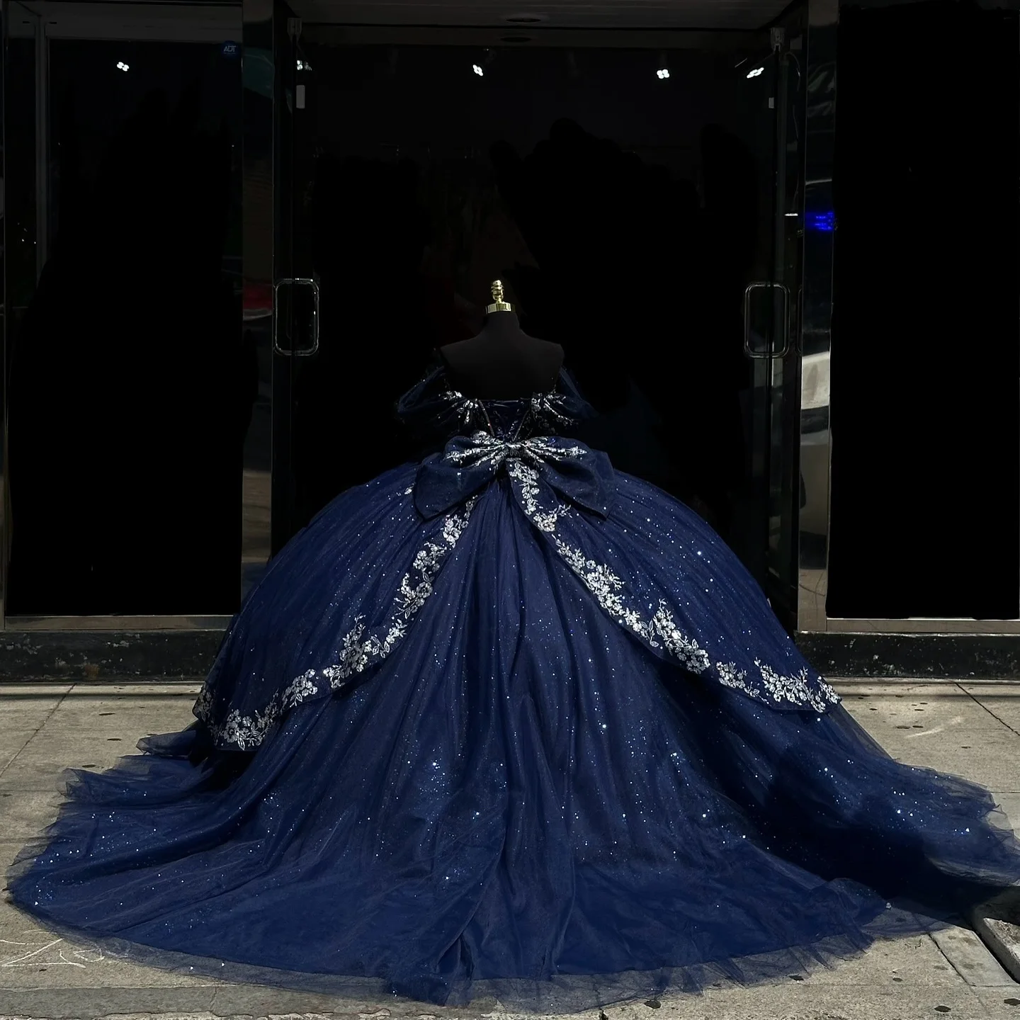 blue quince dress Sky Blue Quinceanera Dress Elegant Ball Gown Evening Party Dresses Custom Colors / 18W main image 1