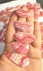 pink to rose red with cream pattern