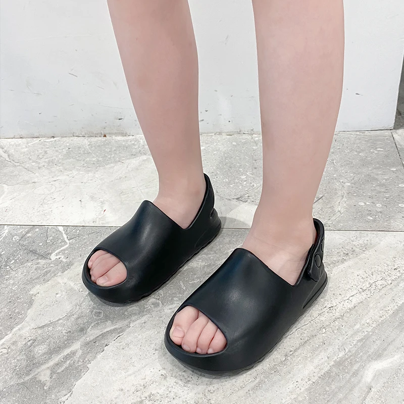 Детские сандалии и обувь eva, Детские сланцы yeezy с ремешком, Детские сланцы, детские сандалии с забивкой, для мальчиков и девочек, 2020, Водная обувь