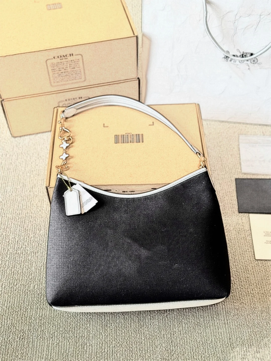 Autumn Summer All Japan Style Straw Tote Bag Women Lattice Large Woven Open-ended Polyester Cotton Lining Single-Shoulder Daily