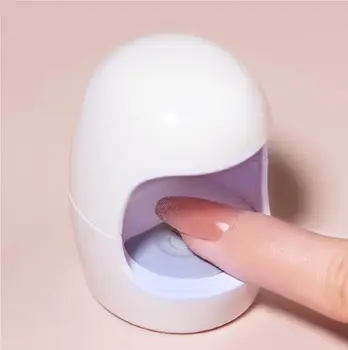New Mini Eggshell Nail Dryer Led UV Lamp Portable Gel Polish Curing Light