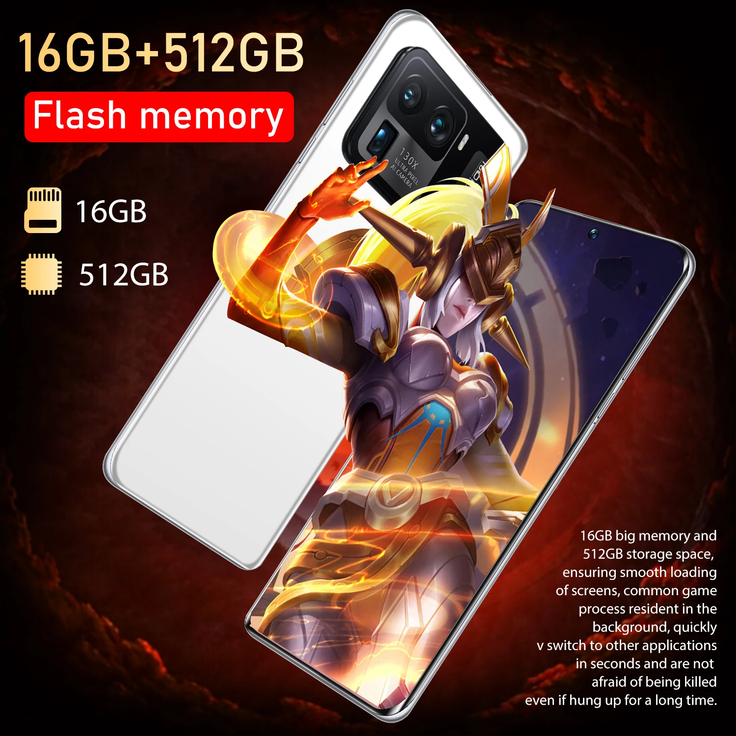 Oferta flash! Smartphone P48 Max MT6799 8GB/512GB