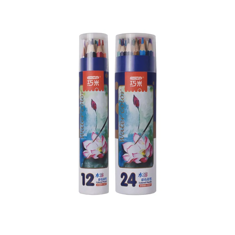Оптовая продажа лидер продаж карандаш высокого качества 12 24 36 48 шт. акварельных красок