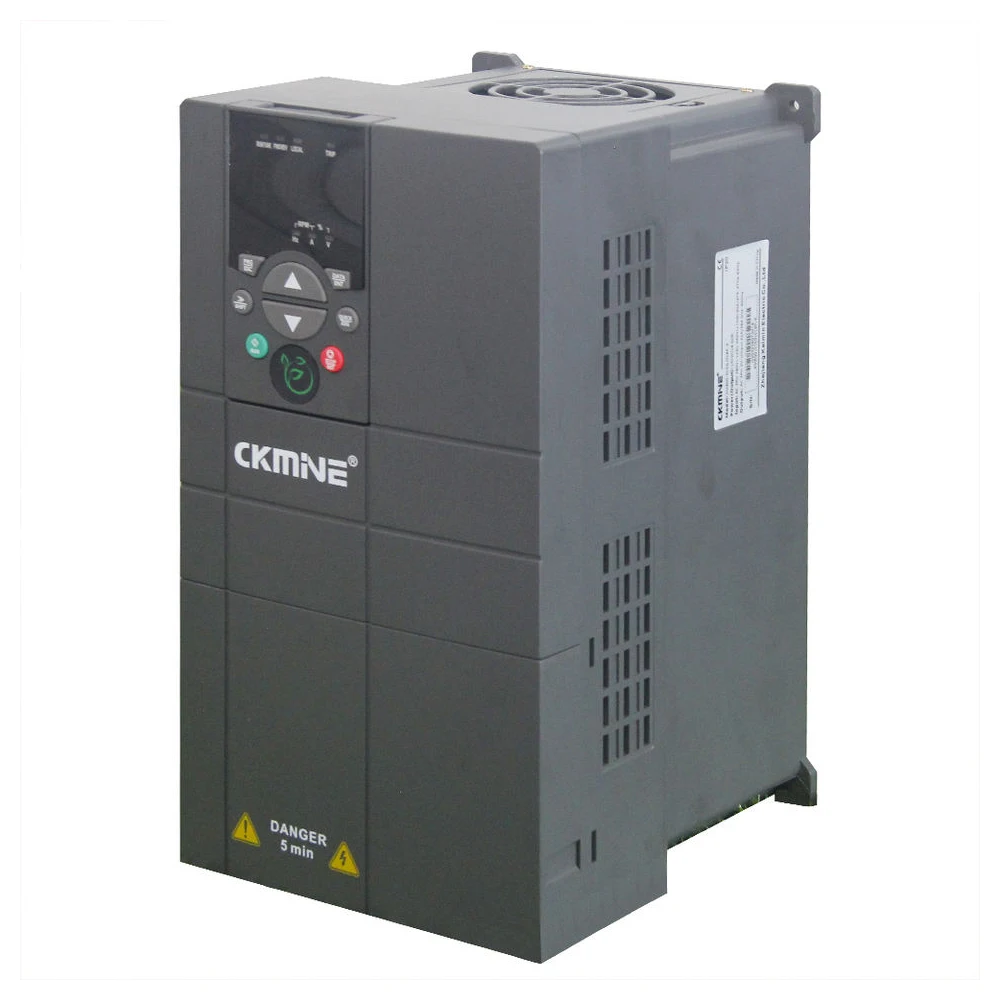CKMINE Manufacturer easy use variable  frequency drive vfd inverter 5.5hp 4kw 3.7kw 2.2kw 380v 3 phase motor speed converter