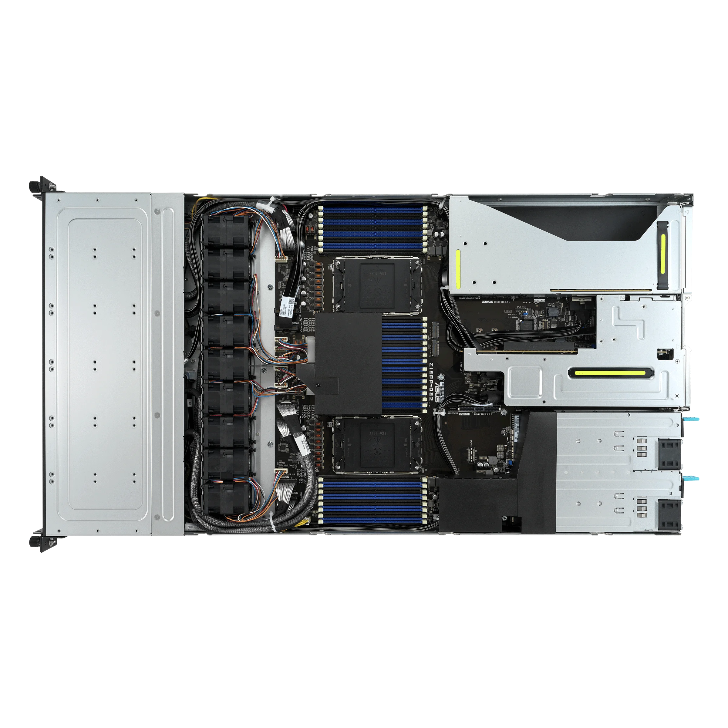 Оригинальный Новый RS700-E11-RS12U поддерживает 32 затемнения 4 PCIe 5 0 слота 12 NVMe 1 двойной слот GPU OCP 3 1U dual-socket
