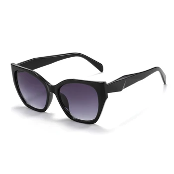 HW 6807 Beach Accessories UV400 New designer custom Logo Oversized women retro shades sun glasses  sunglasses women 2023