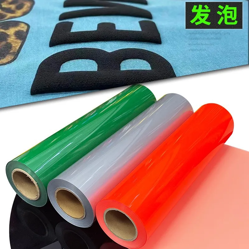 Alibaba.com: White 3D Puff Vinyl Heat Transfer Print T-Shirt PU ...