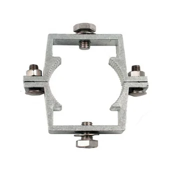 Aluminum Alloy Piece Machine Part Pipe Clamp Back To Back bracket