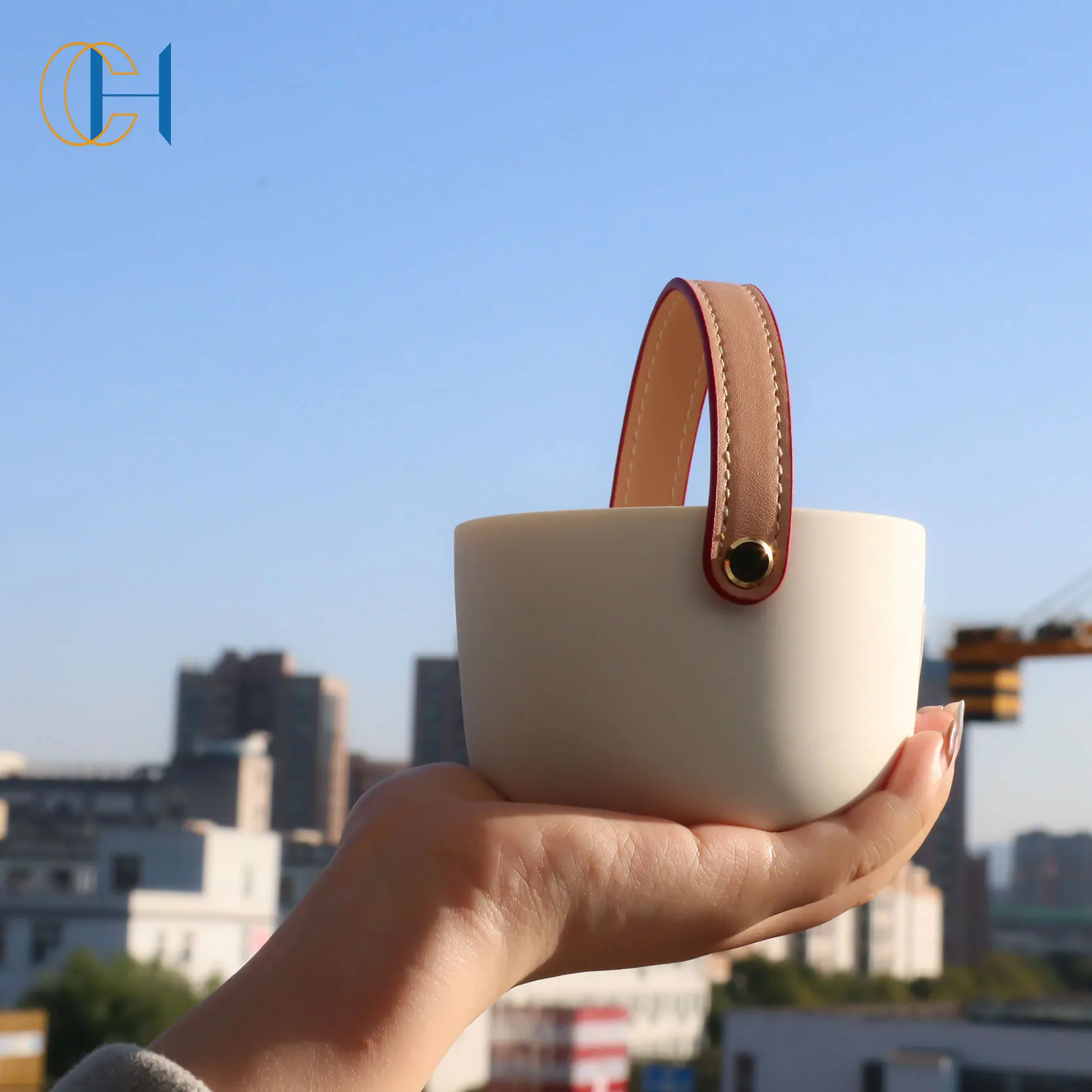 Manufacturer Customized Ceramic Candle With Leather Handle - Buy  Manufacturer Customized Ceramic Candle With Leather Handle Product on
