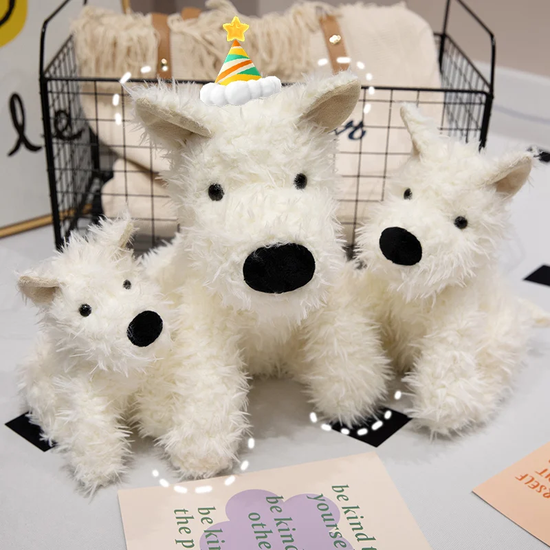 Jellycat Westie Soft Toy Jellycat Westie Soft Toy Small Westie Cuddly Toy Jellycat Westie Soft Toy  Jellycat Bunglie