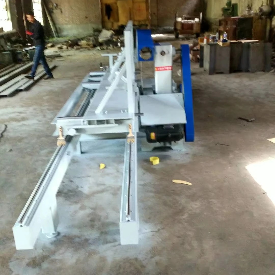 Портативная лесопилка большого диаметра для обработки твердых материалов