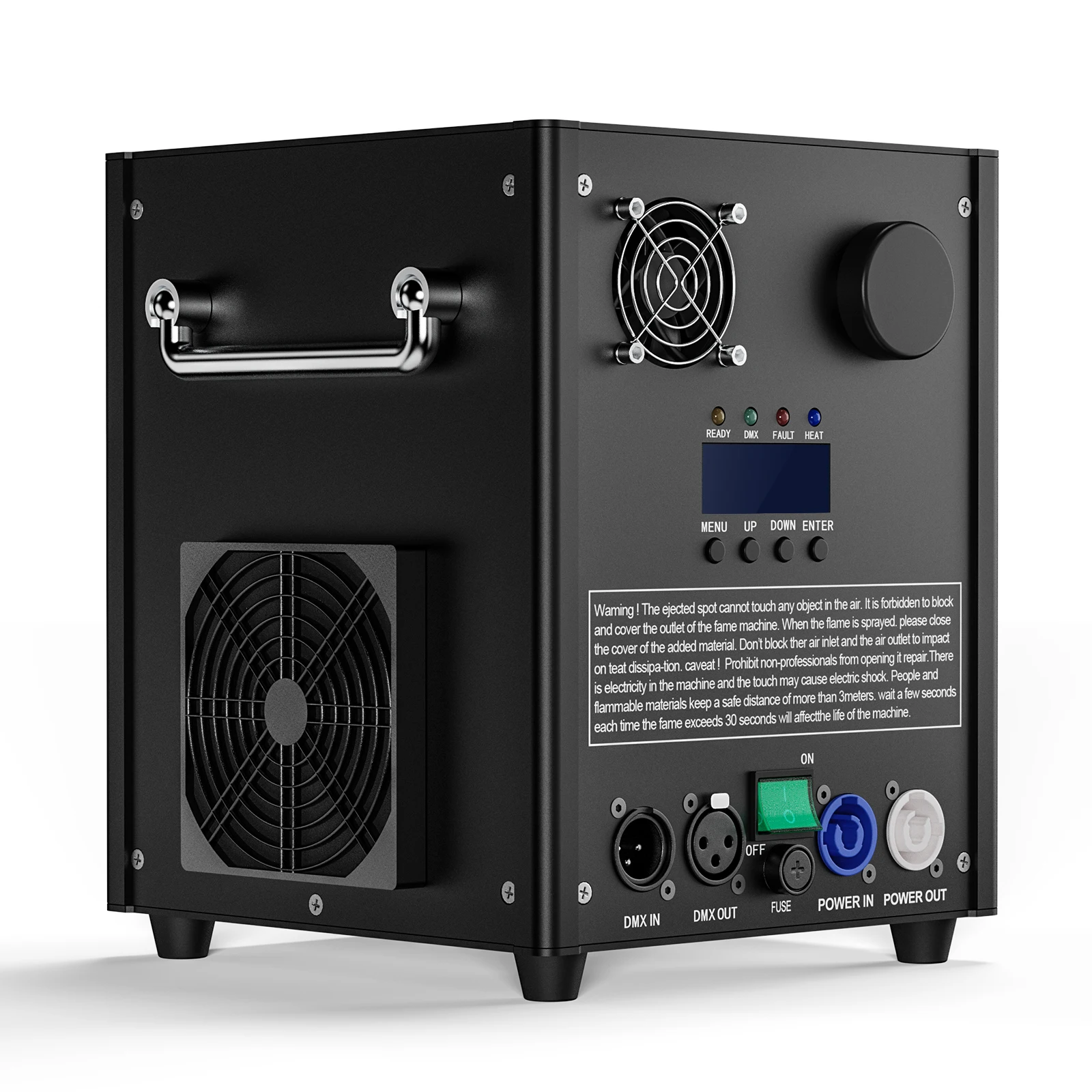 2Pcs With Flight Case 700W Dmx512 Fireworks Cold Spark Machine for Dj Stage Wedding Outdoor Cold Spark Machine Effect Equipment