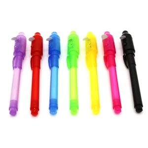 Wholesale Creative Invisible Ink Magic Secret Message Drawing Marker Pen with Uv Light