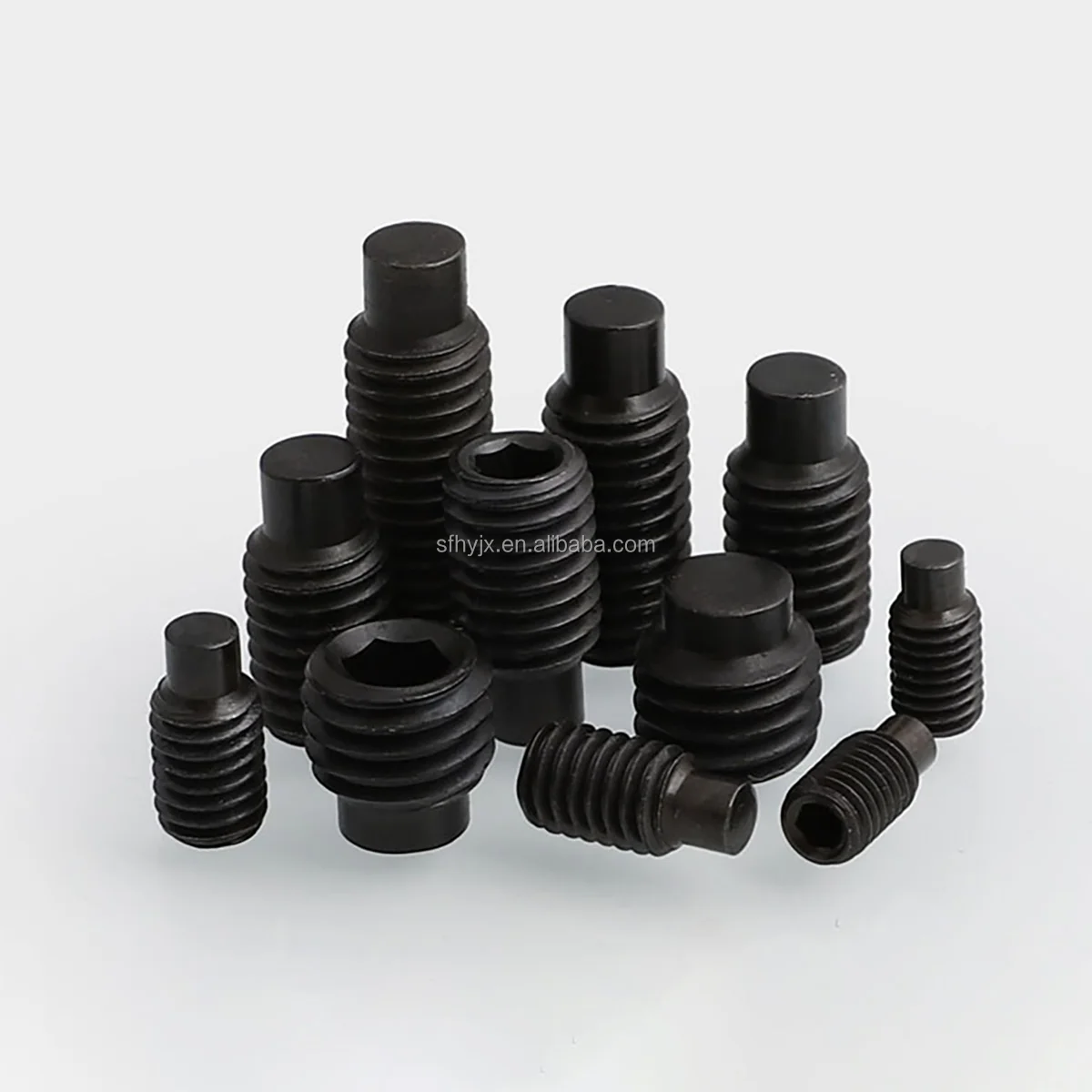 Grade 12.9 Cylindrical Set Hexagon Socket Screw Raised End Headless Screw M3 M4 M5 M6 M8 M10