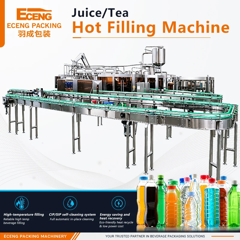 Automatic 16-16-5 Bottled Water Hot Filling Machine for Juice Plant
