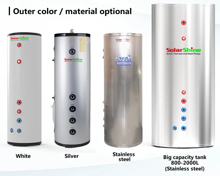 Professional hot water tank 1000L 2000L 3000 liter cylinder cylinder water heater tank with SUS304