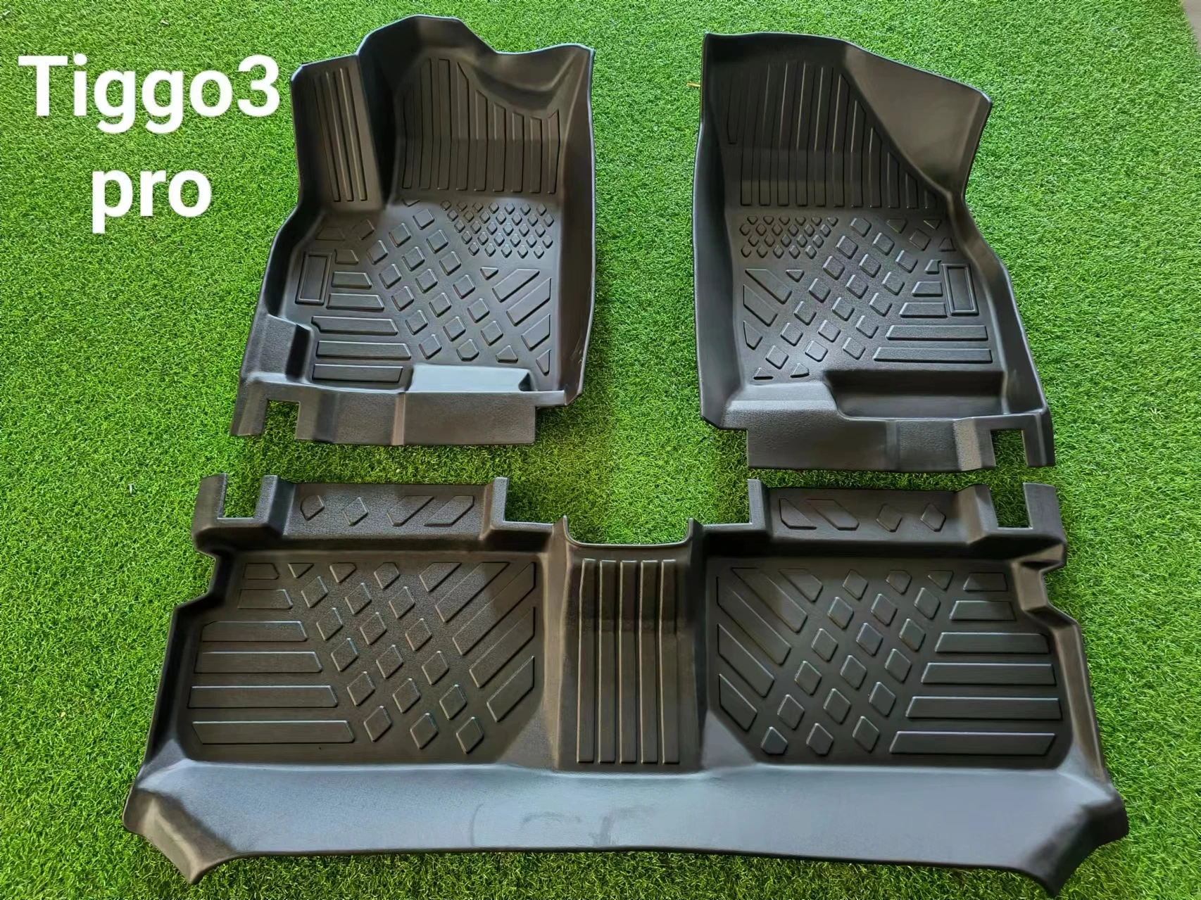 Full Set Custom All Weather 3D Waterproof Tpe Car Floor Mats Carpet Foot Mats for Chery ARRIZO 5 2023 Tiggo 3 Pro