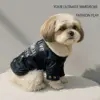 veste en cuir noir