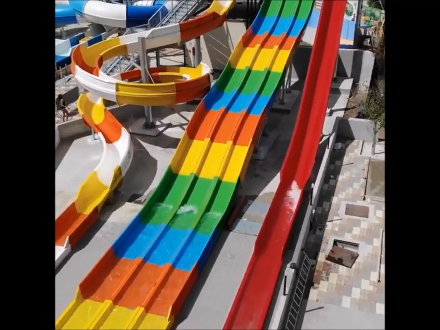 Outdoor Swimming Pool Accessories Commercial Fiberglass Water Park