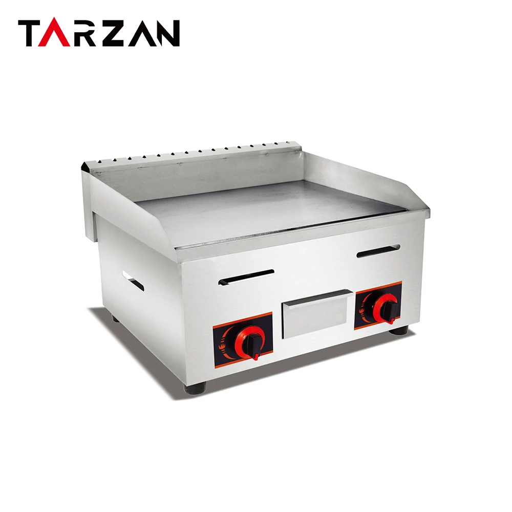 Factory Price Gas Griddle Grill Commercial Stainless Steel Burger Griddle Gas supplier