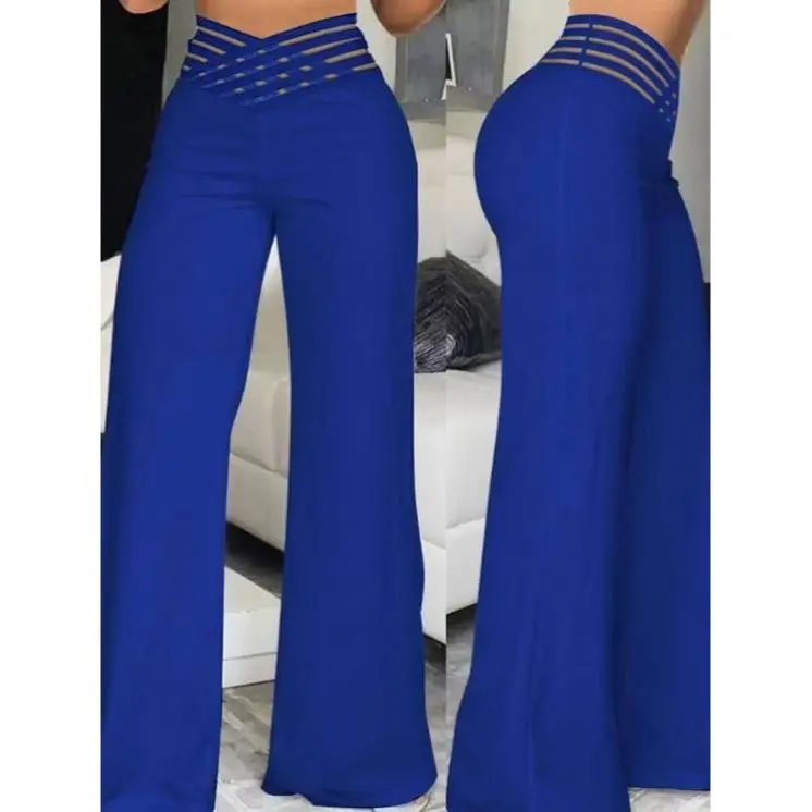 Elegant Wide Leg Fashion Office Pants - Casual & Stylish
