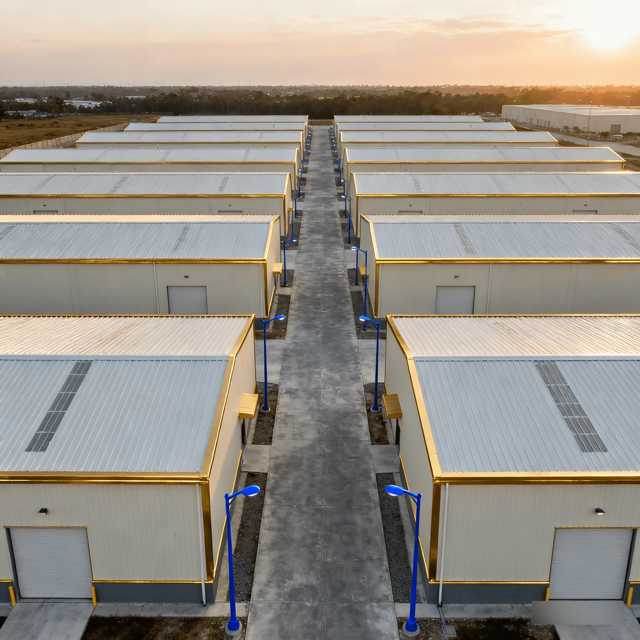 Oifig Crainn Réamh-inneallaithe de Chrainn Éadrom le Dearadh Nua-Aimsire Ar Airde agus ar Ísle costas, le Coiscthe, Páirceáil agus Cuirteachta