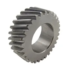 DIN6 M4 Helical Gear with Grind Teeth Made of Durable Alloy 20Crmnti Includes Gearbox