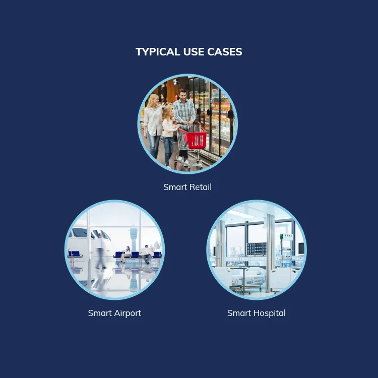 Programmable Asset Tracking Uwb Ble Tags Customize Advertising Proximity Ibeacon bluetooth Beacon for Marketing
