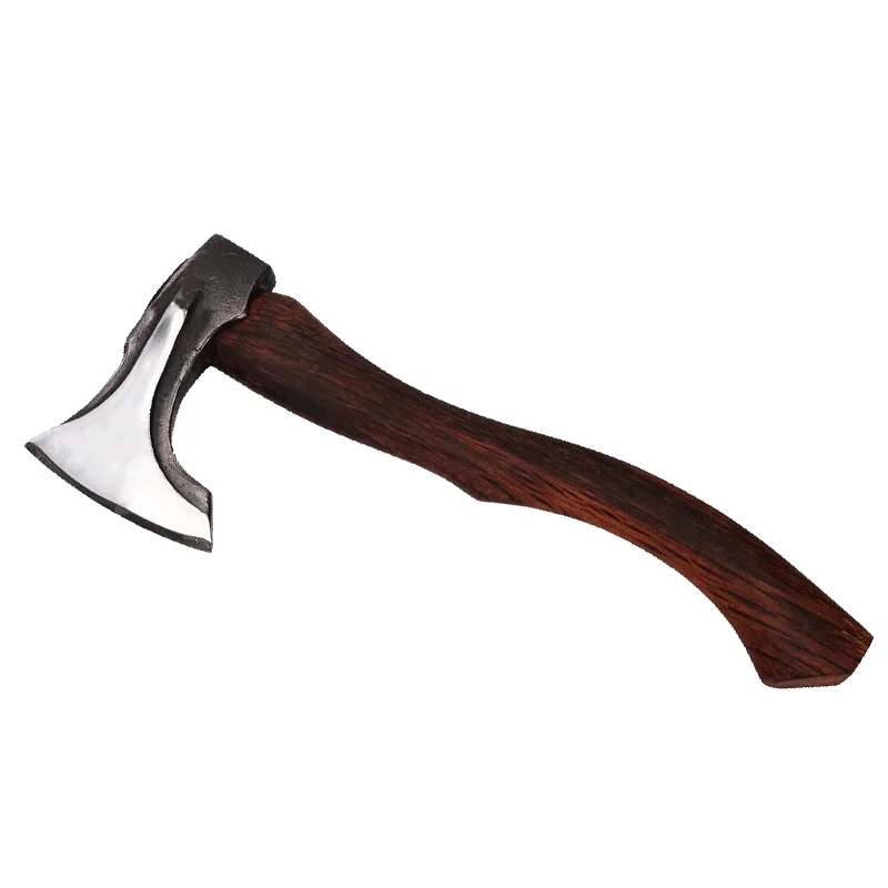 Tête De Hache Médiévale En Acier Carbone Forgée à La Main - Reproduction Antique