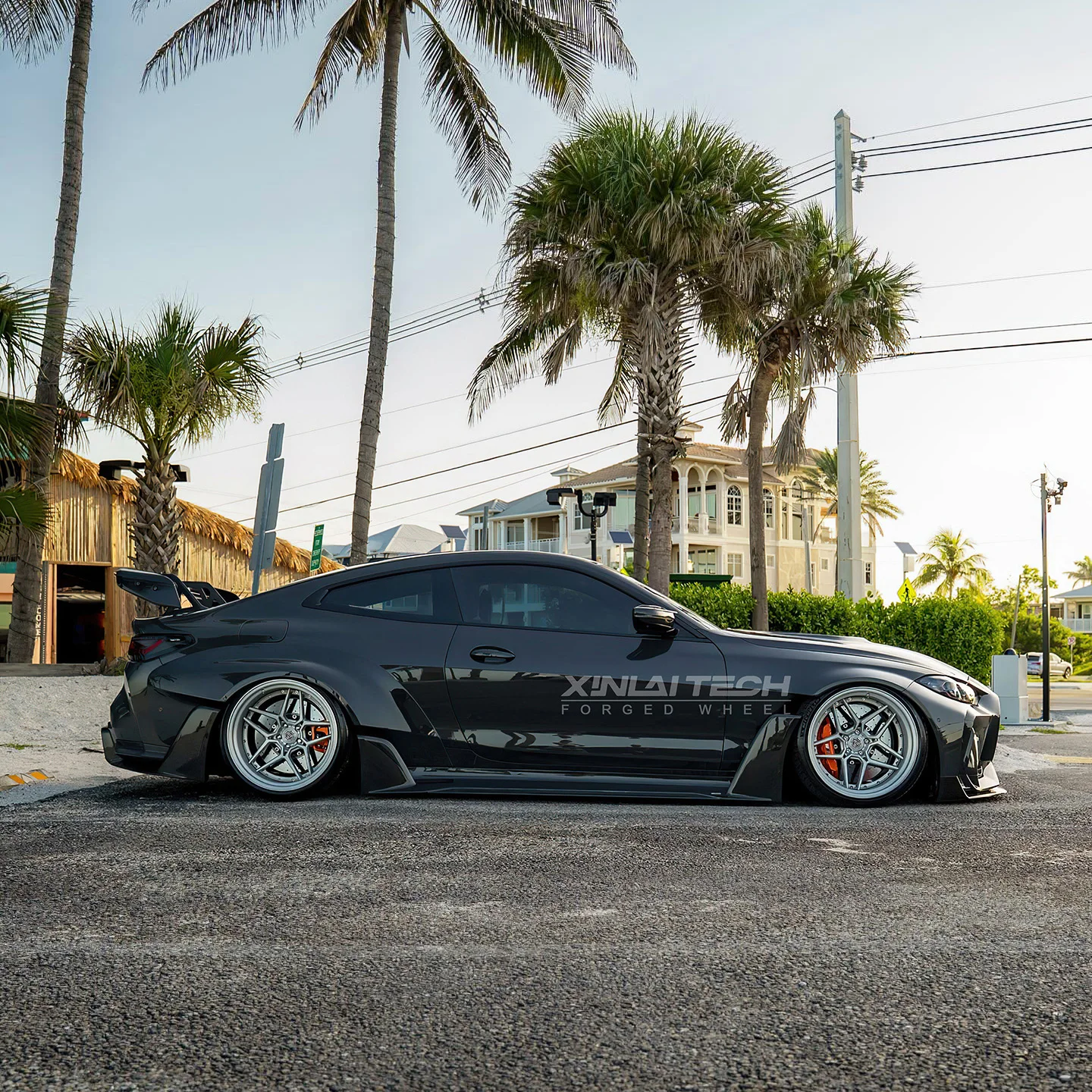 XL 2 Piece Silver Brushed Deep Lip Deep Dish Concave Forged Wheel 5x112 5x114.3 5x120 Custom Forged Wheels Car Alloy Rim - Image 6