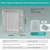 Tapa transparente de 300X200X180MM