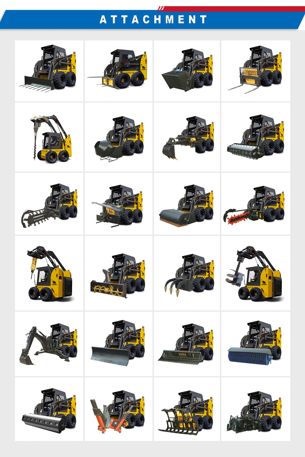 Compact Track Skid Steer Loaders Crawler Skid Steer Cheap Loader With