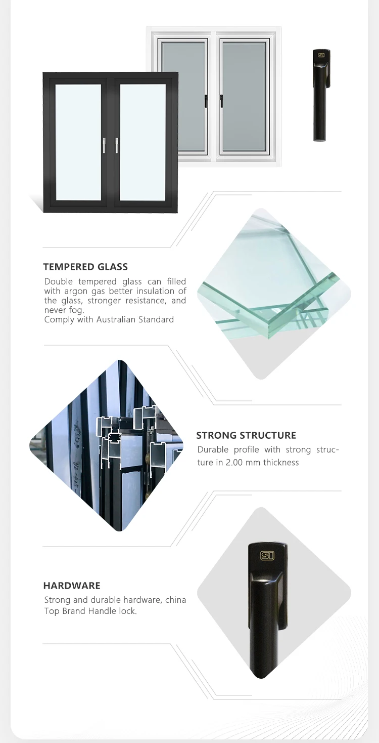 Double Glazed Windows Glass Australian Colonial Windows Aluminium Sash