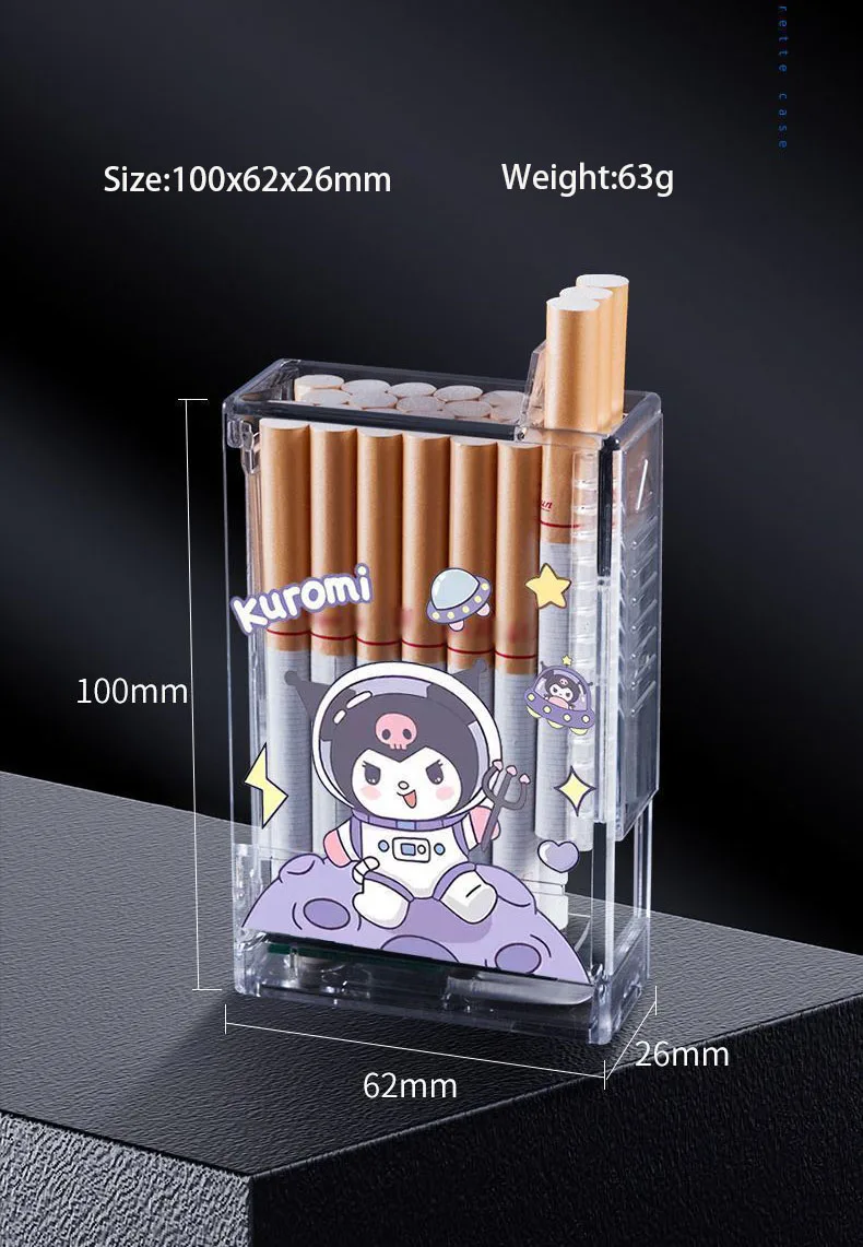 ハローキティシガレットケースライターかわいい黒海USB充電式