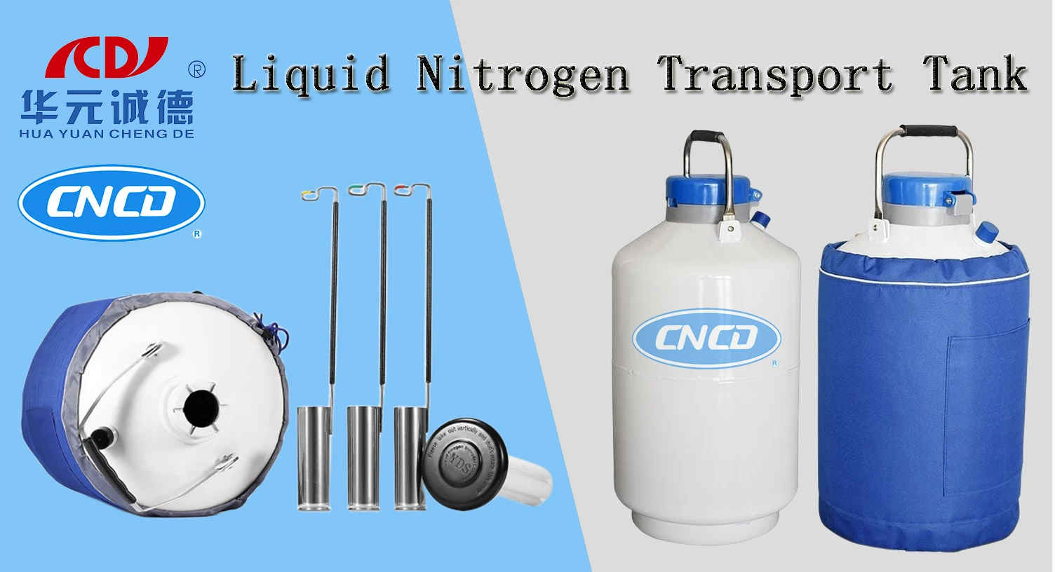 Contenedor de nitrógeno líquido de pequeña capacidad de 20L para  fabricantes, proveedores de helados - Precio directo de fábrica - Chengde