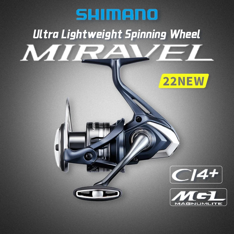 Shimano Miravel Spinning Reels - Long-Range Casting Power