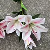 14# Pink, B19 3-head feel sunshine lily gouache
