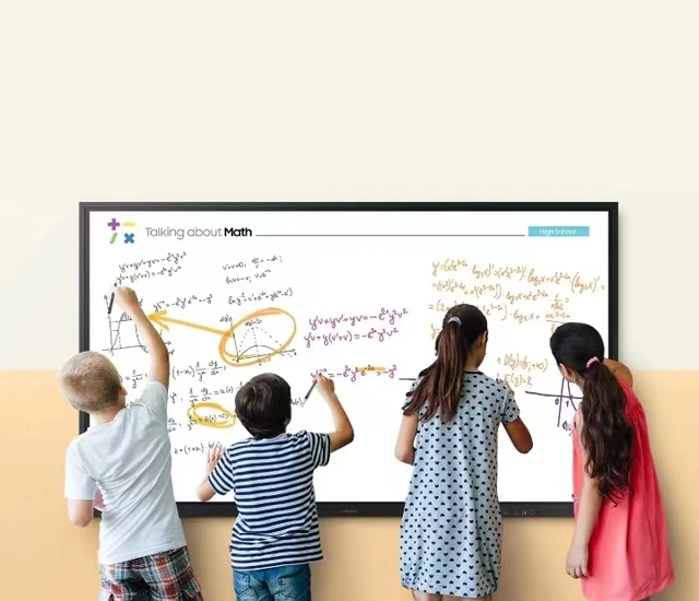 65/75/86/98/110 Inch Touch Screen Panel Smart Digital White Board full HD 4K Interactive Whiteboard for Teaching Meeting